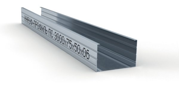 Профиль стоечный КНАУФ ПС 75x50x3000 мм