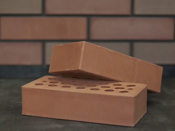 Кирпич облицовочный красный Стройкерамика 250x120x65 мм