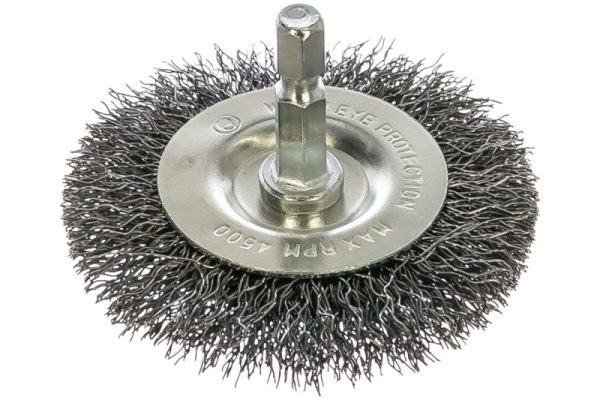 Щетка для дрели 65 мм EDGE by PATRIOT круглая гофр НЕХ