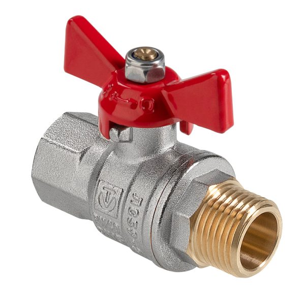 Кран шаровый VALTEC, ГОСТ рукоятка-бабочка 1/2" г/ш