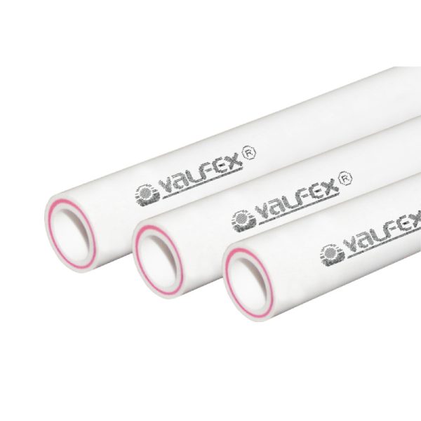 Труба полипропиленовая арм.стекловолокном ф20*2,8 мм SDR 7.4 PN 20 Хлыст 2 метра Valfex