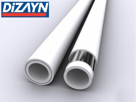 Труба ф20мм DIZAYN армированная (белый) OXY-PLUS