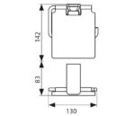 Держатель туалетной бумаги KAISER бронза