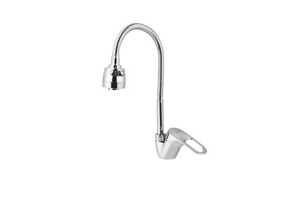 Смеситель VIKO кухня боковой с гибким изливом Ø40 с гайкой