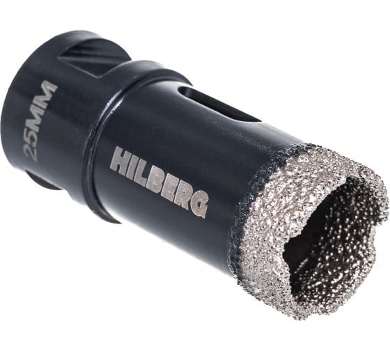 Коронка 25 мм под УШМ керамогранит гранит Super Hard Hilberg