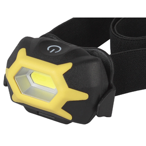 Фонарь налобный, серия «Практик», 5 Вт COB, 3xAAA, сенсор, 3 режима, бл //GB-701//ЭРА