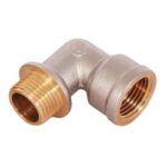 Уголок 1" г/ш (ник/латунь) WaterMark с ограничителем (5шт)