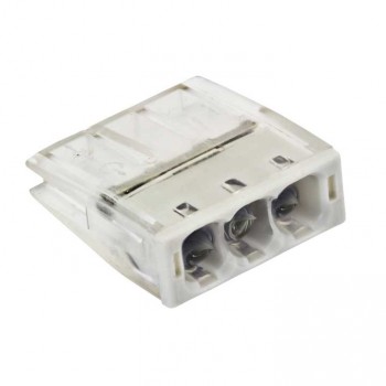 Строительно-монтажная клемма СМК 2273-243 с пастой 3 отверстия 0,5-2.5мм2 (100шт) EKF PROxima