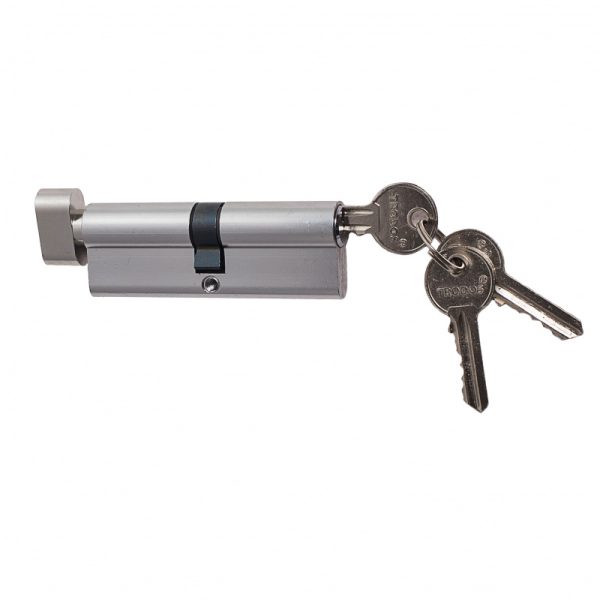 Цилиндр стальной ЦМВП 90(45/45)-5К CP (хром)