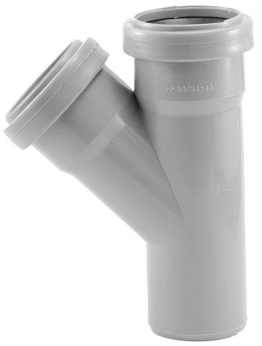 Тройник 50/50 угол 45 ПП (60)