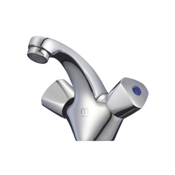 Смеситель для умывальника 2-вентильный, короткий излив, Tring Milardo TRISB01M01