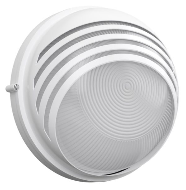 Светильник НПП1107 белый/круг ресничка 100Вт IP54 ИЭК