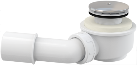 Сифон для душ. поддона хромир. Alca PLAST