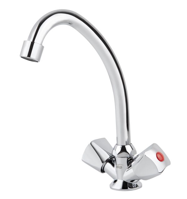 Смеситель VIKO кухня круг керамика