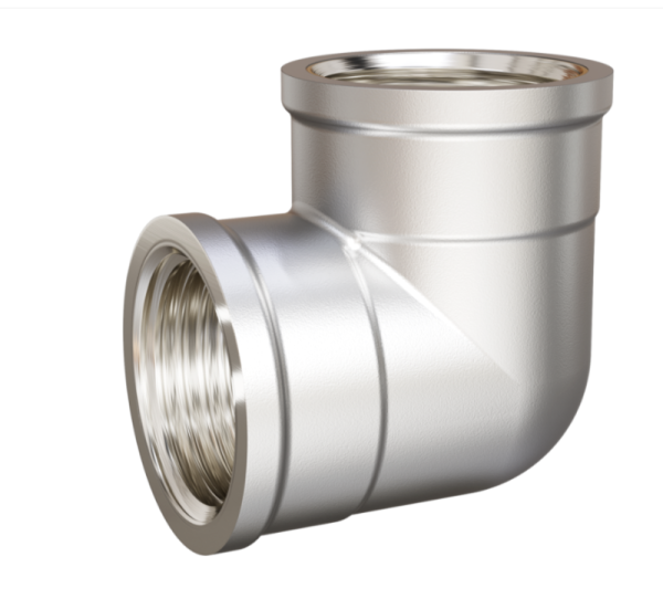 Угольник 1" ВР никель LD Pride