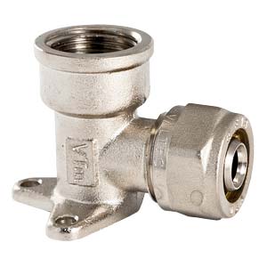 Уголок м/п 16x1/2"внут.(Valtec) с креплением