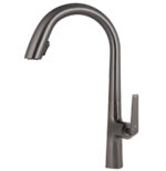 Смеситель KAISER Strike кухня Ø35 с выдвижным изливом, воронёная сталь Смеситель KAISER Strike кухня Ø35 с выдвижным изливом, воронёная сталь