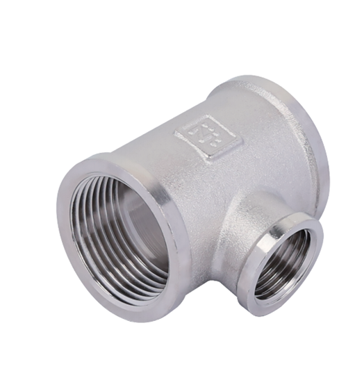 Тройник перех. 3/4"х1/2"х3/4" г/г/г (никель) TIM (10шт)