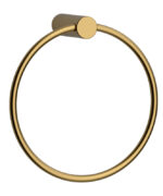Держатель полотенца круглый KAISER Vita /Нержавейка/Шлифованное золото