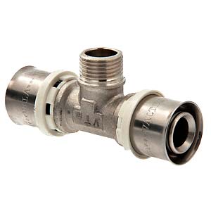 Тройник (пресс) VALTEC 32х1"нар.