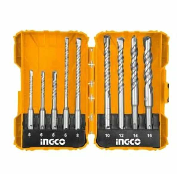 Набор сверл по бетону INGCO AKDL30901 INDUSTRIAL 9 шт