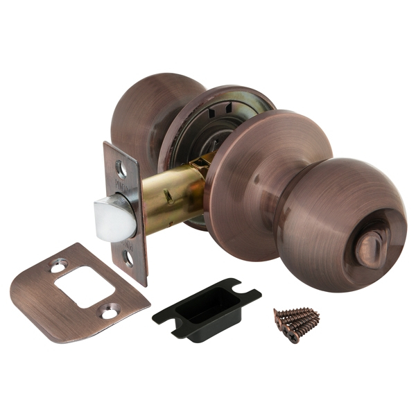 Ручка защелка 6072 AC-B (фик.) медь//PUNTO