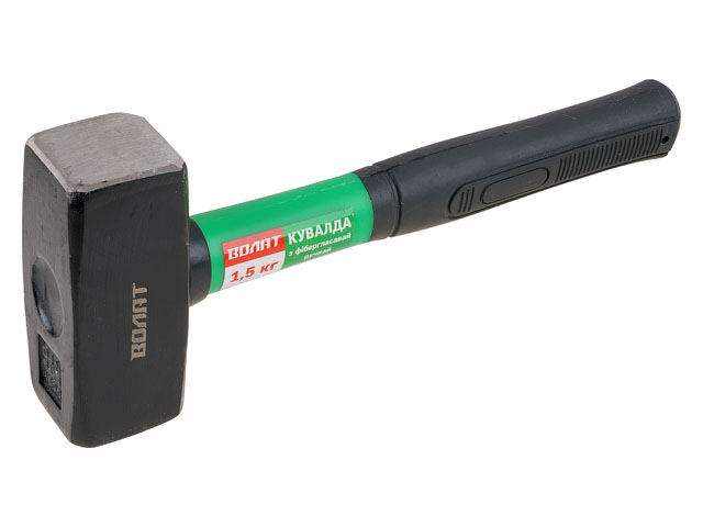 Кувалда 1500 гр фибергласовая рукоять ВОЛАТ 10530-15 Кувалда 1500 гр фибергласовая рукоять ВОЛАТ 10530-15