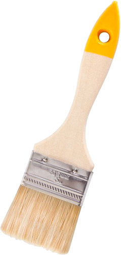 Кисть плоская 100 мм Хобби 4" белая 240 0101940