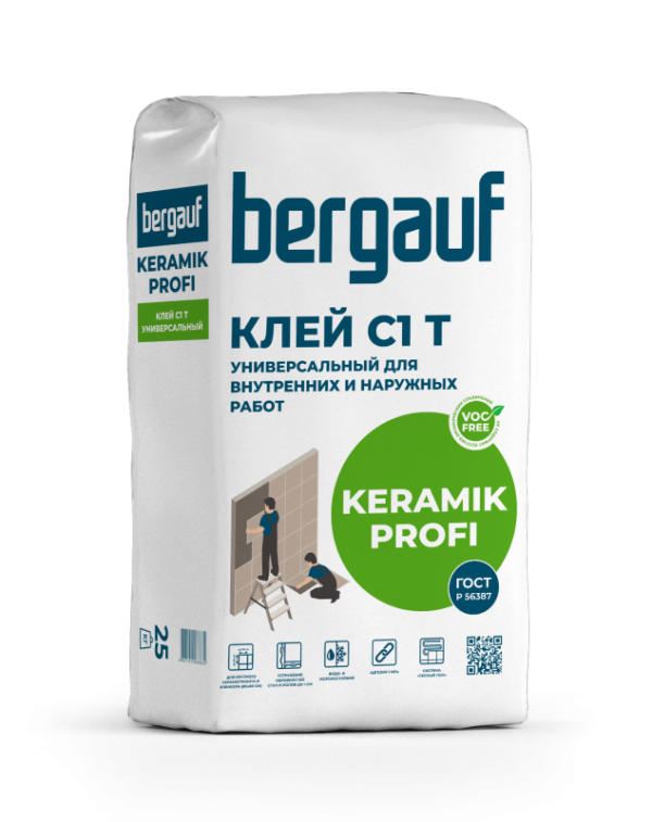 Универсальный клей Bergauf Keramik Prof