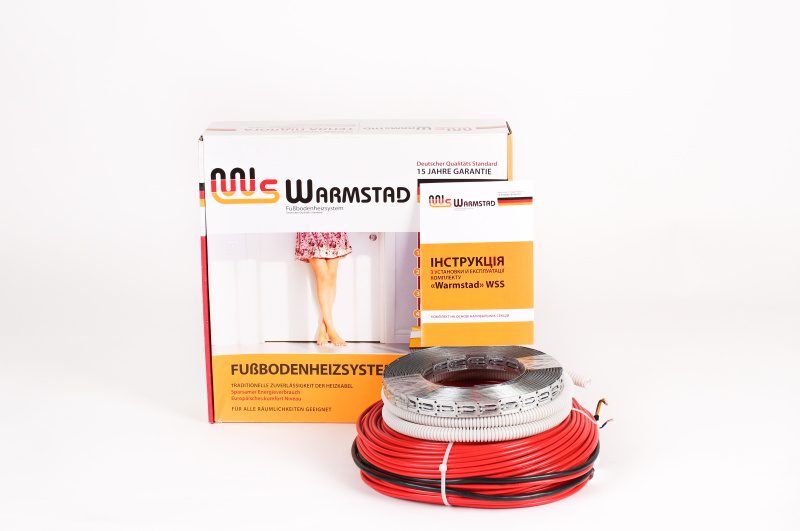 Комплект нагревательного кабеля 12,5м (1-1,2 м.кв.) 175 Вт "Warmstad"