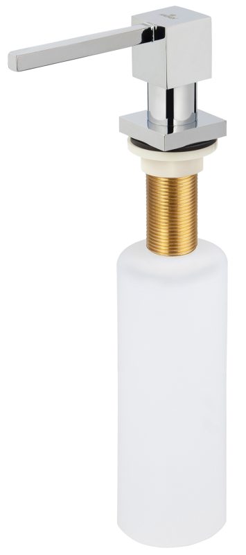 Дозатор KAISER для моющих средств встраиваемый, 350мл /Латунь,пластик /Хром