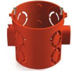 Коробка распаячная скр.монт. d80х40 IP20 для полых стен с пласт.зажим. (упак.175) GE41025