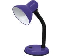 Светильник настольный под лампу СНО-02Ф на основании 60Вт E27 ФИОЛЕТОВЫЙ (мягкая упак.) IN HOME