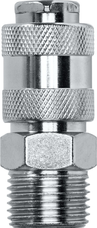 Переходник соединение быстросъемный МАМА*наружная резьба 1/2" сталь KRAFTOOL 06594-1/2