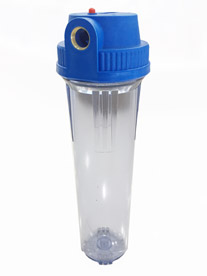 Фильтр/колба магистральный/прозрачная "1" Watermark BB20, картридж полипропилен, 2-е кольцо