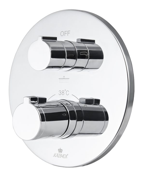Смеситель KAISER Areva с термостатом для скрытого монтажа, до 3-х режимов /Хром