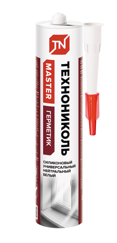Герметик ТЕХНОНИКОЛЬ силиконовый универсальный белый 280мл