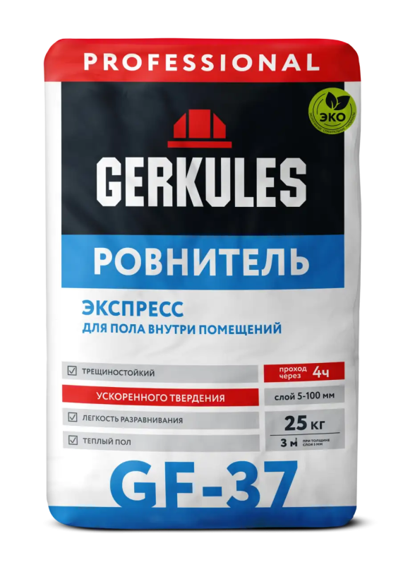 Грубый-экспресс ровнитель для пола Геркулес GF-37