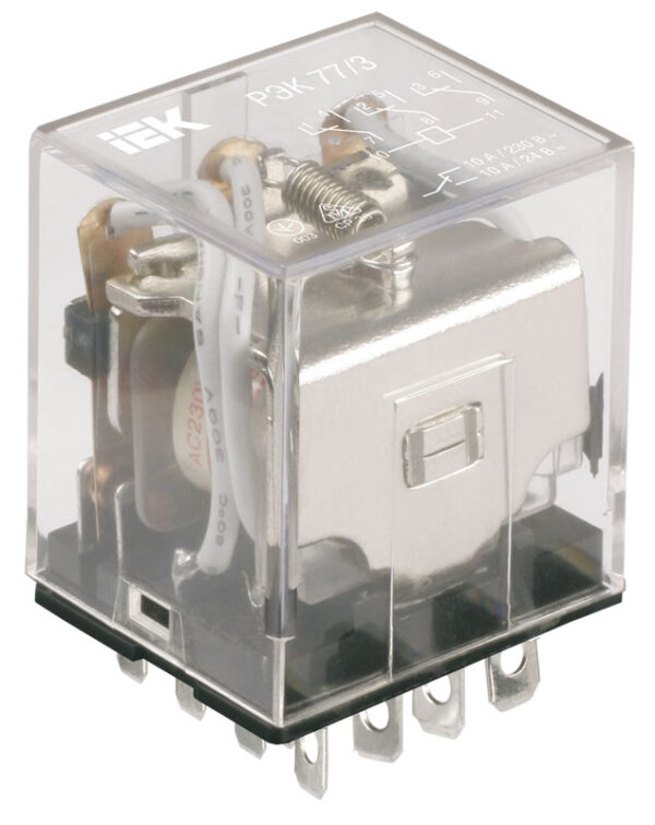 Реле РЭК77/4(LY4) 10А 24В DC ИЭК (упак.300/20)