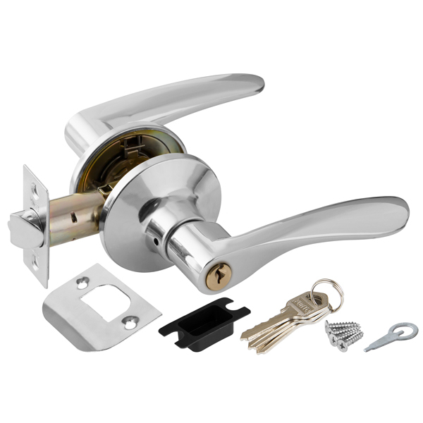 Ручка защелка 6020 CP-E (кл./фик.) хром//PUNTO