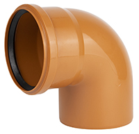 ОТВОД 160 х 90* ПП WaterMark SN2 наружный /6 шт/