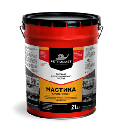 Мастика кровельная PETROMAST 21,5л