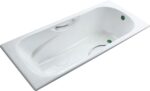 Ванна KAISER чугунная 1700*750*420 с латунными ручками Ванна KAISER чугунная 1700*750*420 с латунными ручками