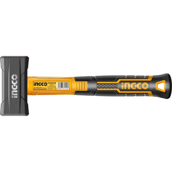 Кувалда 1000 гр фибергласовая рукоять INGCO HSTH81802 INDUSTRIAL
