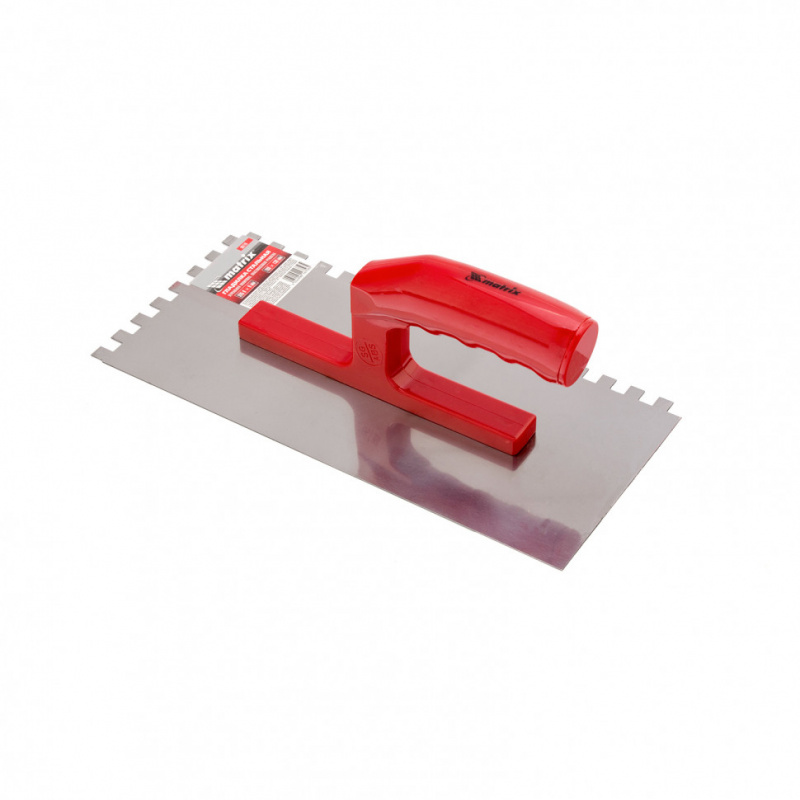 Гладилка кельма зубчатая 280*130 мм зуб 10*10 мм MATRIX 86783 Гладилка кельма зубчатая 280*130 мм зуб 10*10 мм MATRIX 86783