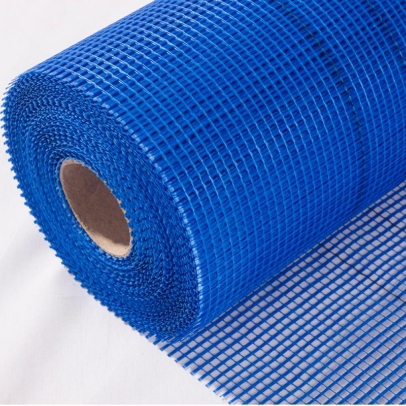 Сетка фасадная синяя плотность 160 гр/м.кв. Сетка фасадная синяя плотность 160 гр/м.кв.