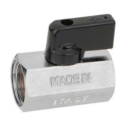 Кран шар. BUGATTI мини 1/2" г/г