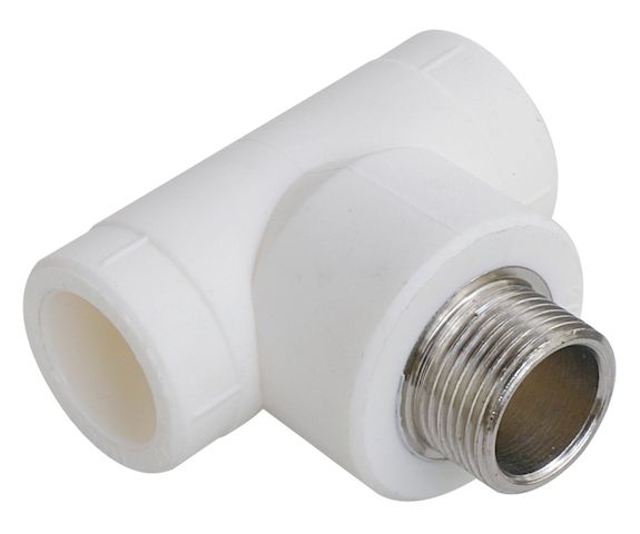 Тройник полипропиленовый НР 32х 1/2"х32 (30/10)