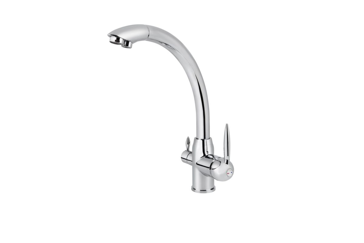 Смеситель VIKO кухня боковой под фильтр (латунь) Ø35 Chrome