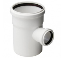 Тройник 110/50 угол 87. белый ELITE (24558) (54)